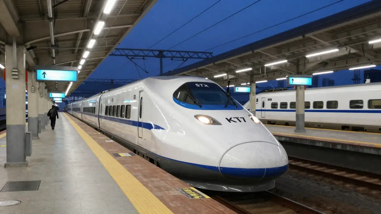 KTX — 서울역에서 부산역